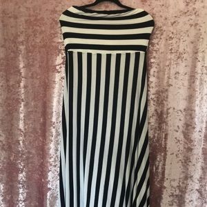 Strapless Maxi Dress